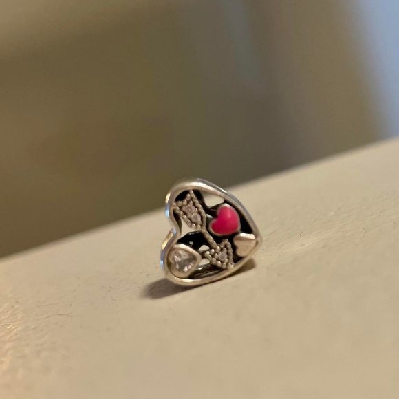 panda charm heart with arrow - Picture 2 of 4